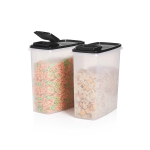 Dry Storage Tupperware Super Cereal Storers Black | EOWND-6580