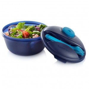 Lunch and Snacks Tupperware Salad On The Go Set Peacock | RMAOJ-0296