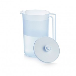 Refrigerator Storage Tupperware Classic Sheer Pitcher White | JUWZB-6198