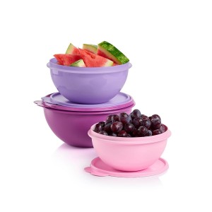 Refrigerator Storage Tupperware Wonderlier 3-pc Set Purple | OKBZE-4073