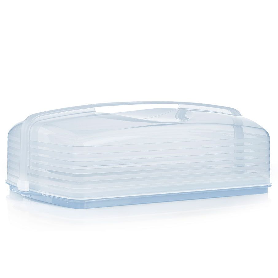 Baking Tupperware Rectangular Cake Taker White | NYGMF-5837