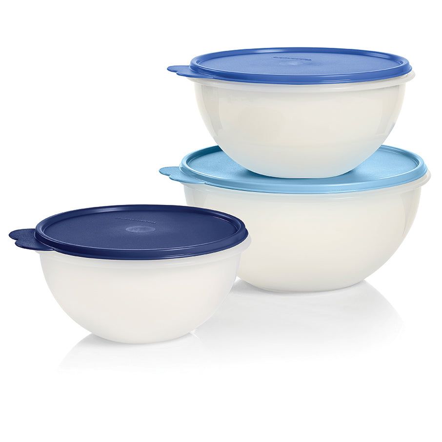 Baking Tupperware Wonderlier Bowl 3-pc. Set sIce Cube | FWQLN-9406