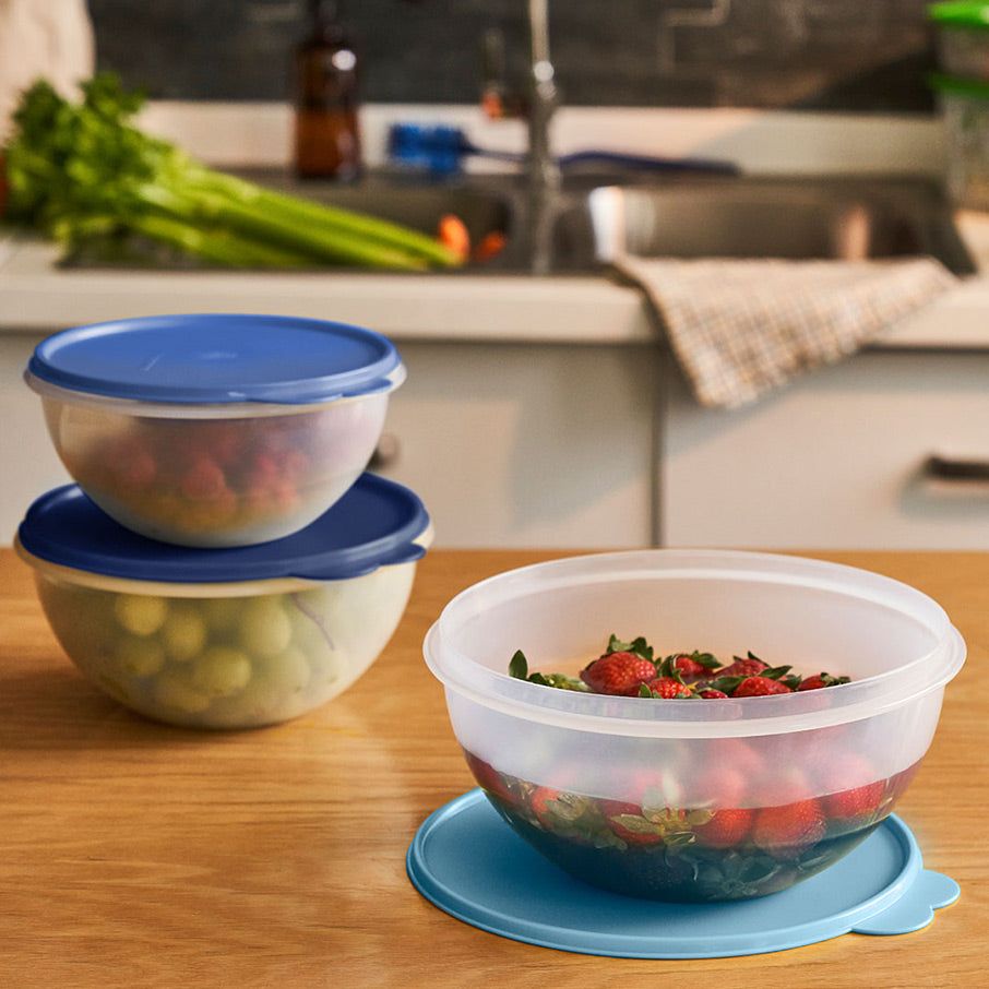 Baking Tupperware Wonderlier Bowl 3-pc. Set sIce Cube | FWQLN-9406