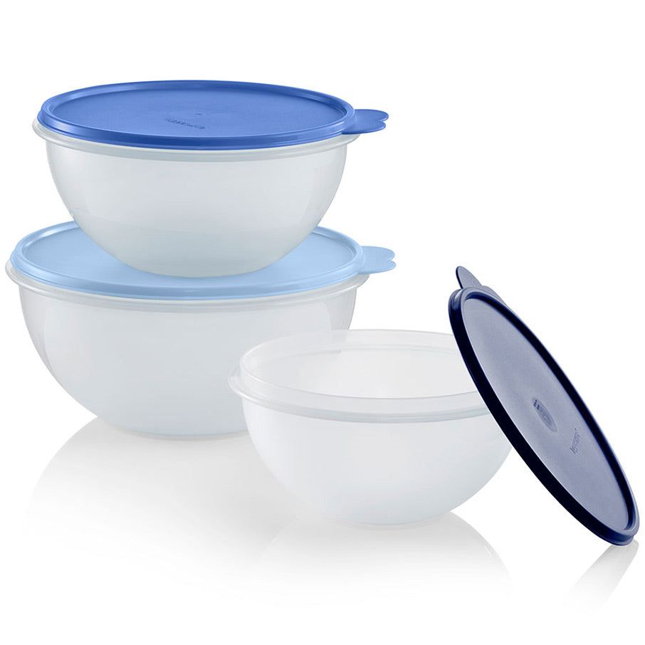 Baking Tupperware Wonderlier Bowl 3-pc. Set sIce Cube | FWQLN-9406