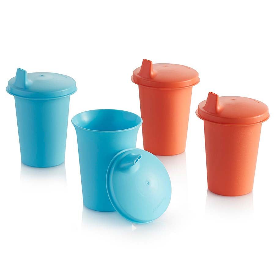 Drinkware Tupperware Bell Tumblers & Sipper Seal Set Blue | ROFIB-2176