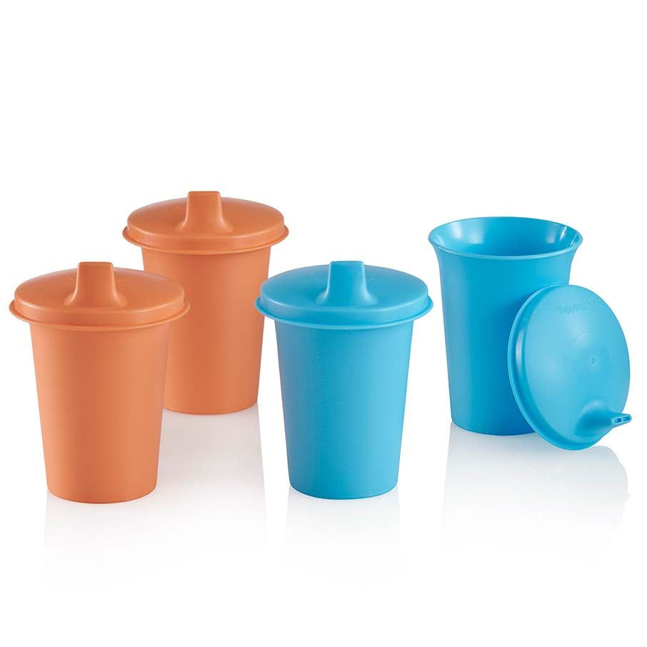 Drinkware Tupperware Bell Tumblers & Sipper Seal Set Blue | ROFIB-2176