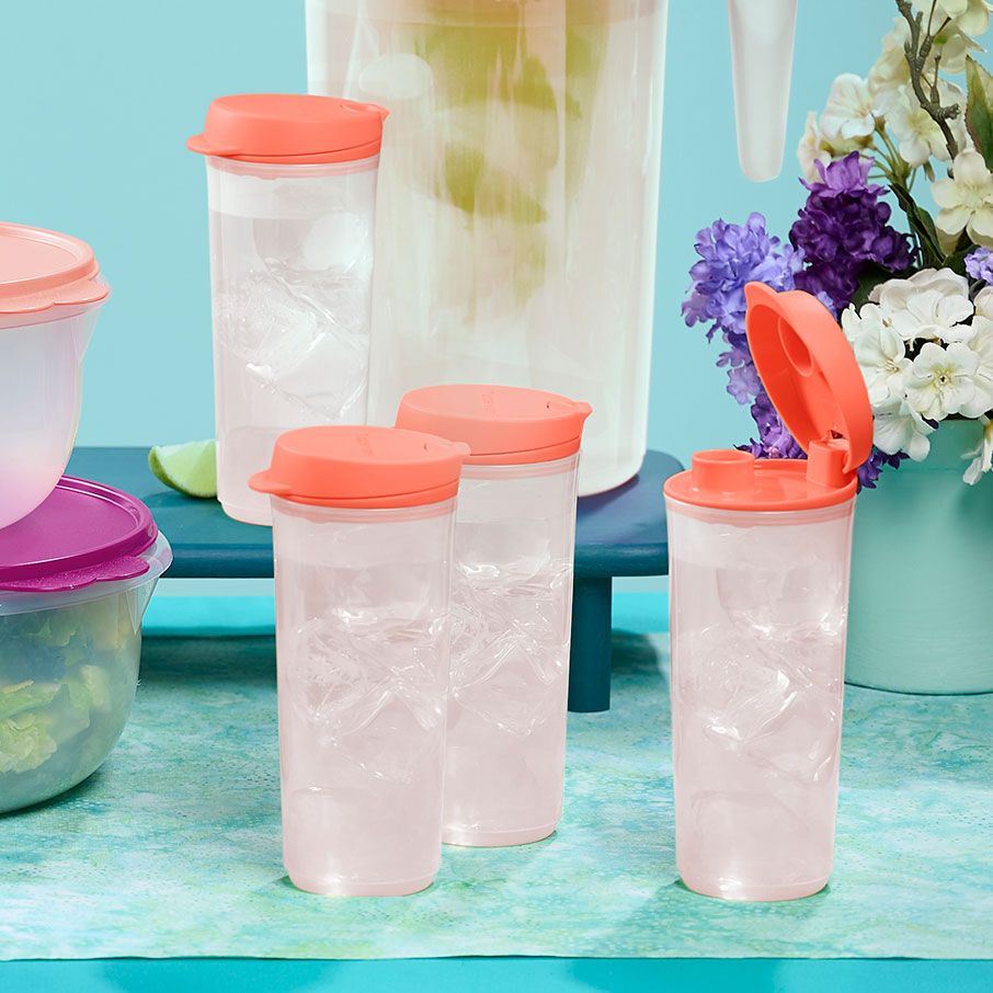 Drinkware Tupperware Thirst 'N Go Flip Tumblers | DQWIO-3852