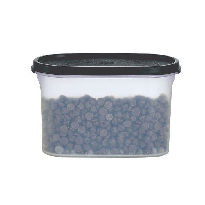 Dry Storage Tupperware Modular Mates Oval 2 Black | EYNDO-4925