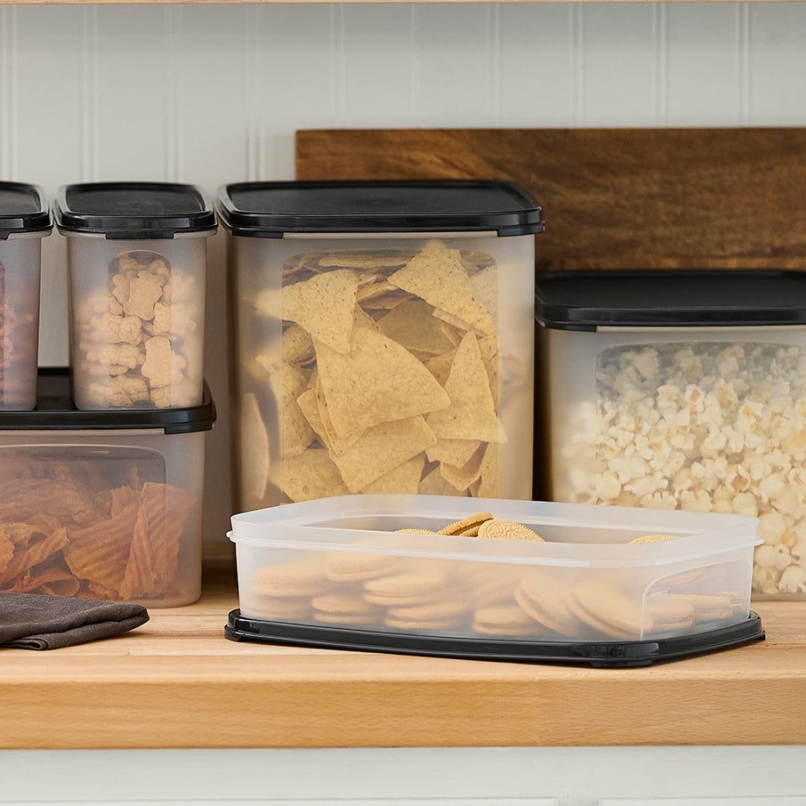 Dry Storage Tupperware Modular Mates Rectangular 1 Black | XPEHI-5489