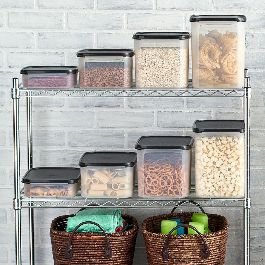 Dry Storage Tupperware Modular Mates Rectangular 1 Black | XPEHI-5489