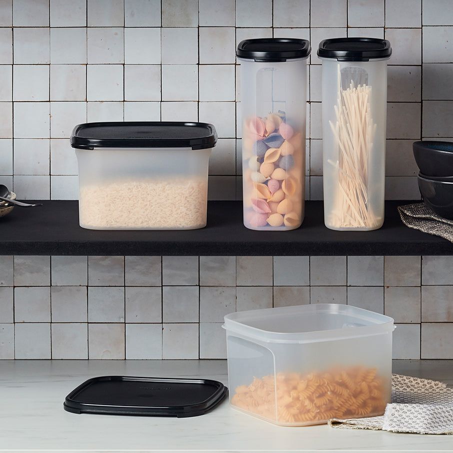 Dry Storage Tupperware Modular Mates Square 2 Black | LVFWO-6451