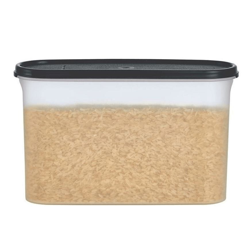 Dry Storage Tupperware Modular Mates Super Oval 3 Black | QRAMI-1285