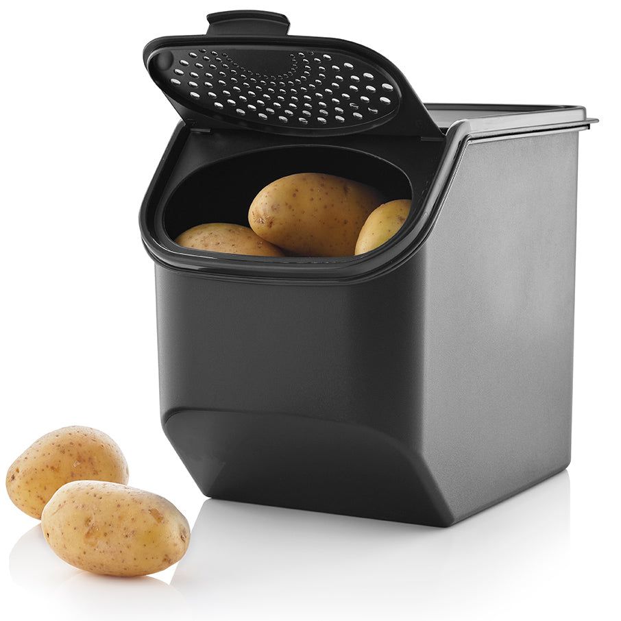 Dry Storage Tupperware Potato Smart Container Black | ZIOMQ-2017