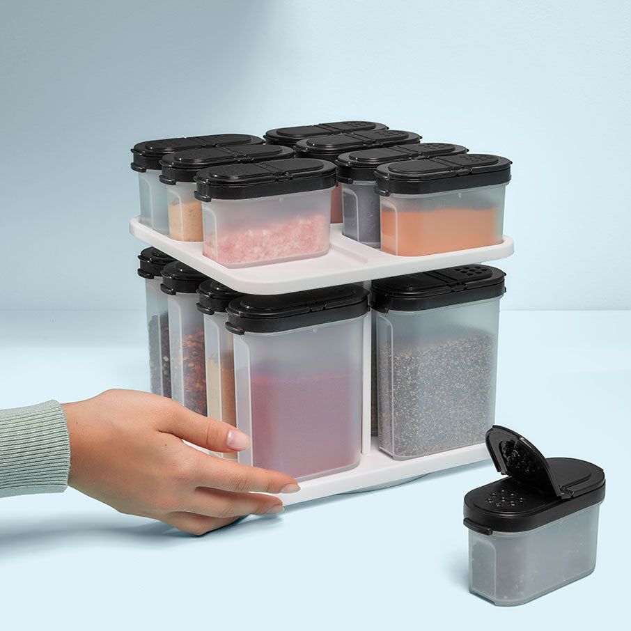 Dry Storage Tupperware Spice Carousel White | SQTVE-0941