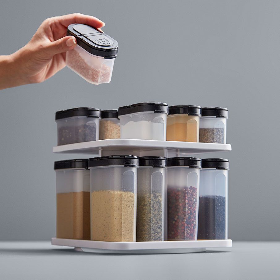 Dry Storage Tupperware Spice Shaker Set With Carousel | THINX-2590