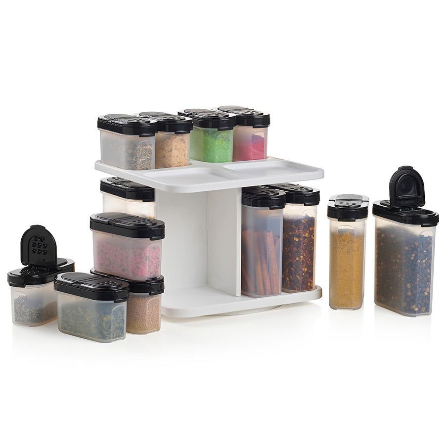 Dry Storage Tupperware Spice Shaker Set With Carousel | THINX-2590