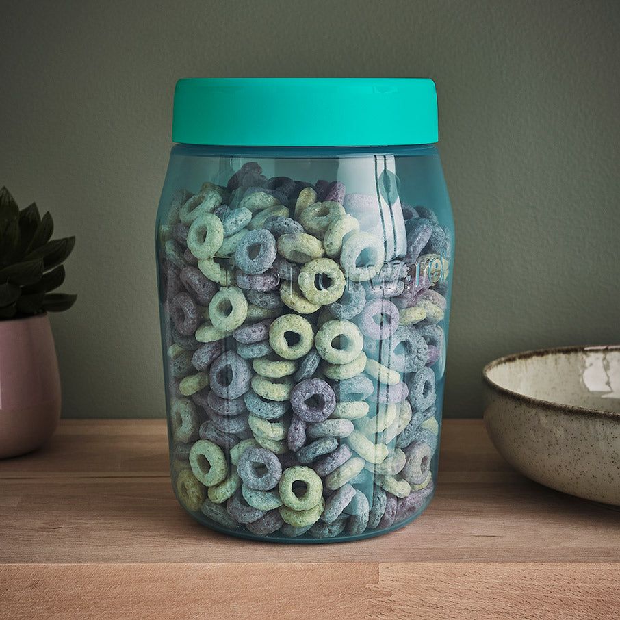 Dry Storage Tupperware Universal Jar 1.5-qt/1.5l With Simple Cover Turquoise | ARBOE-3760