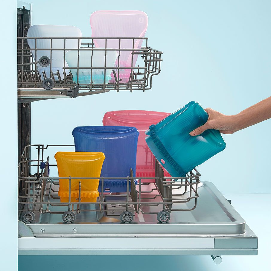 Freezer Storage Tupperware Ultimate Silicone Stand-up Bag Large Blue | BCQYS-5421