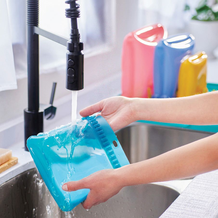 Freezer Storage Tupperware Ultimate Silicone Stand-up Bag Large Blue | BCQYS-5421