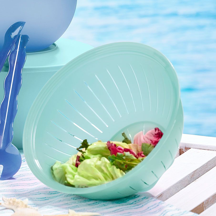 Kitchen Tools Tupperware Impressions Colander Turquoise | SWXUQ-8932