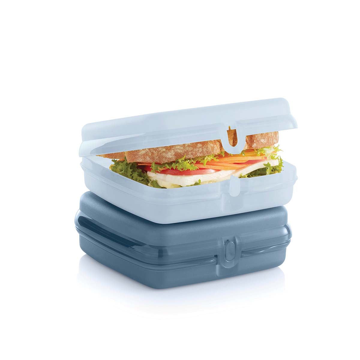 Lunch and Snacks Tupperware Eco+ Sandwich Keepers White / Blue | TXGBZ-6430