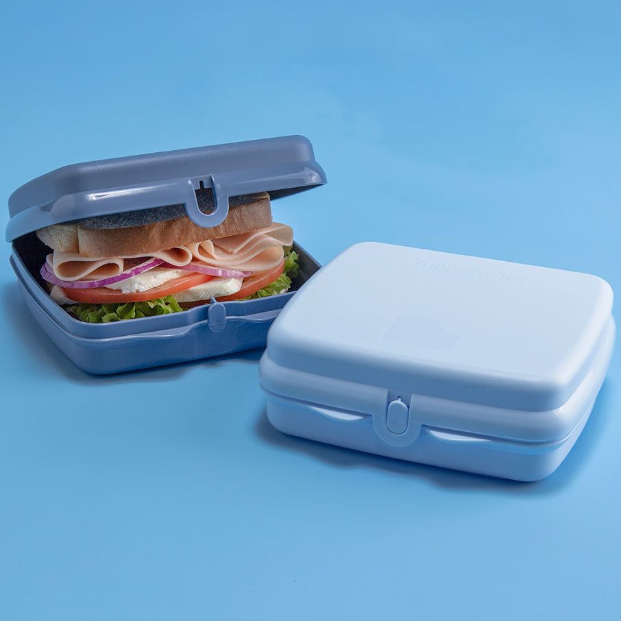 Lunch and Snacks Tupperware Eco+ Sandwich Keepers White / Blue | TXGBZ-6430