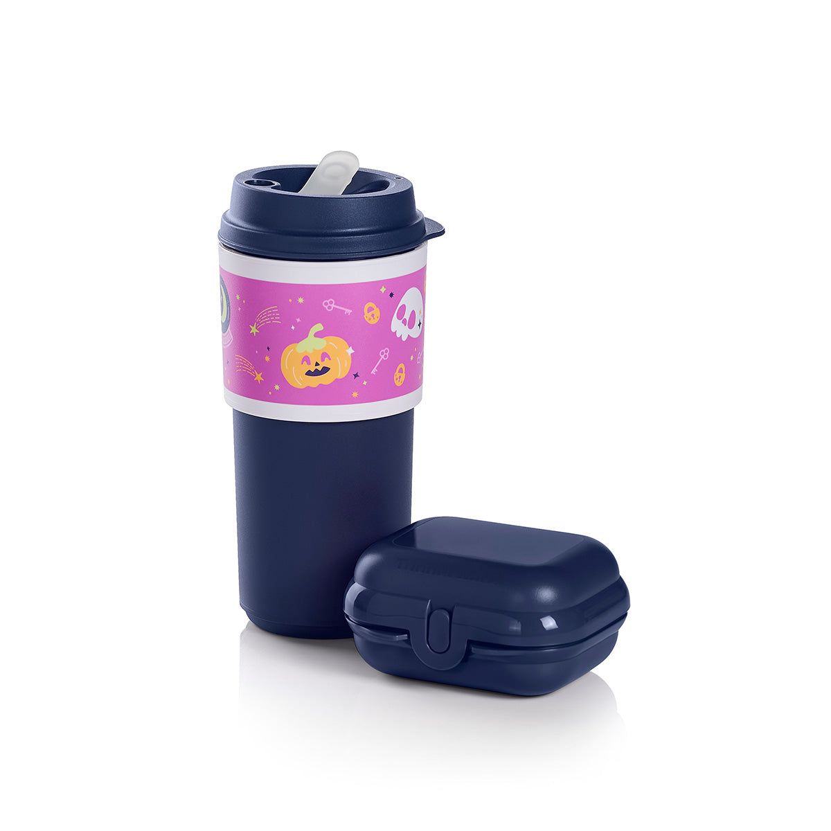 Lunch and Snacks Tupperware Halloween Beverage And Bites Set Navy | MZLUY-3072