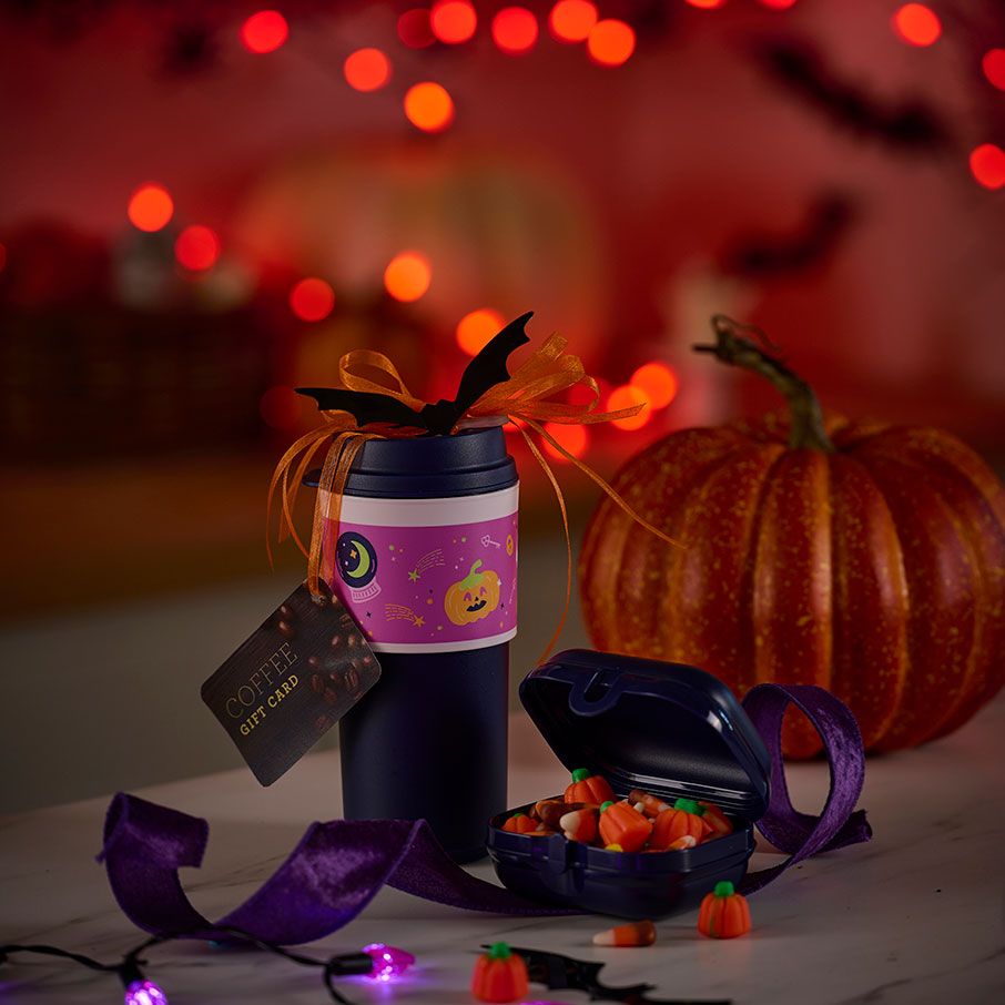 Lunch and Snacks Tupperware Halloween Beverage And Bites Set Navy | MZLUY-3072