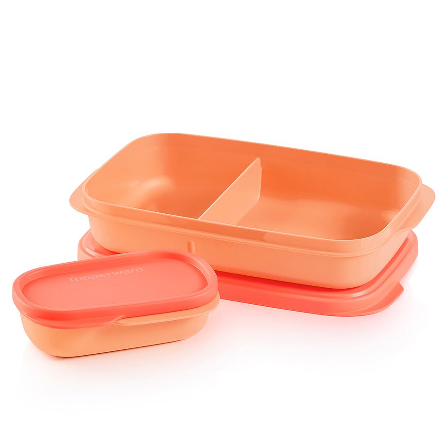 Lunch and Snacks Tupperware Slim Lunch Container Cosy Rosy | HFOPE-8216