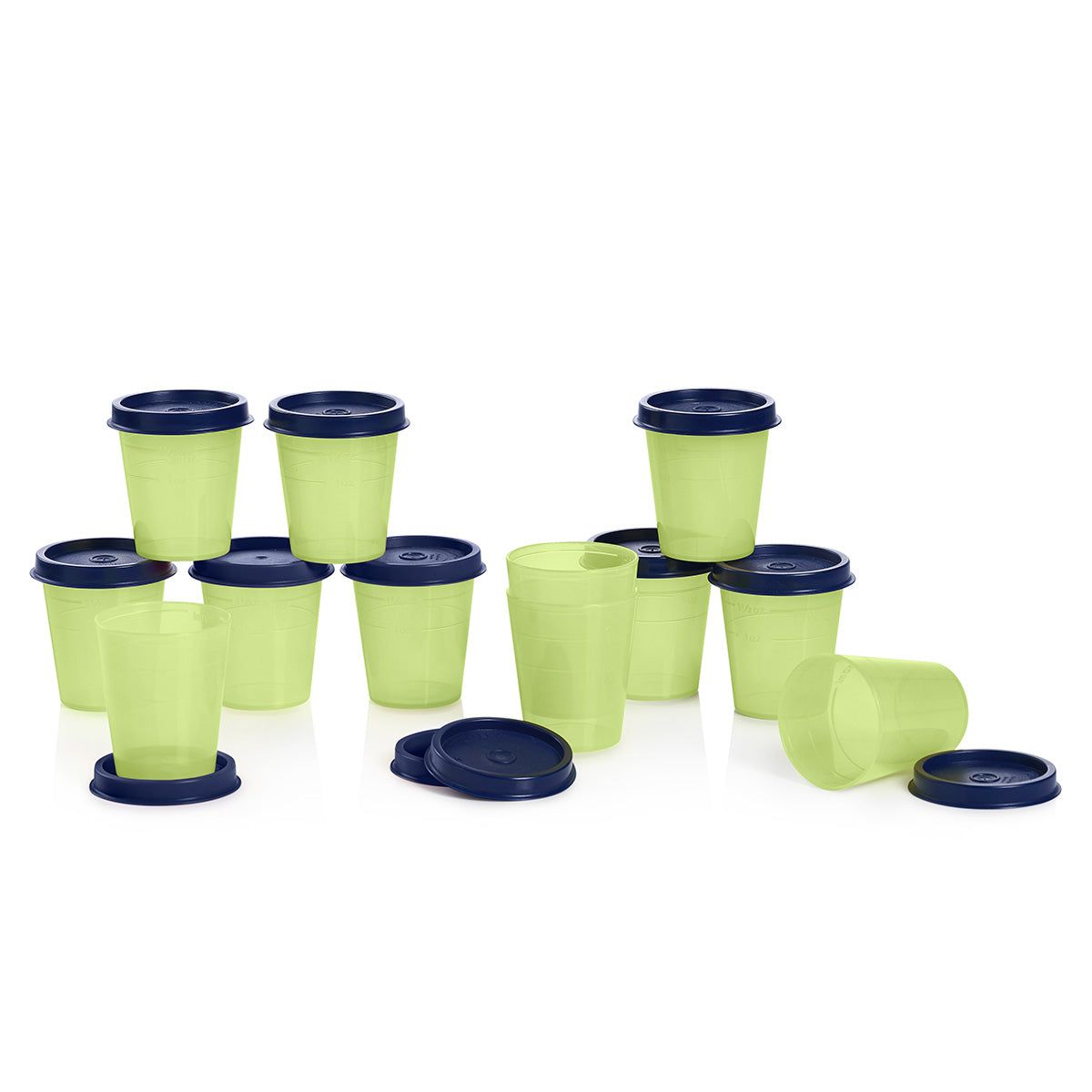 Lunch and Snacks Tupperware Tupper Minis Navy | LCJRX-6581