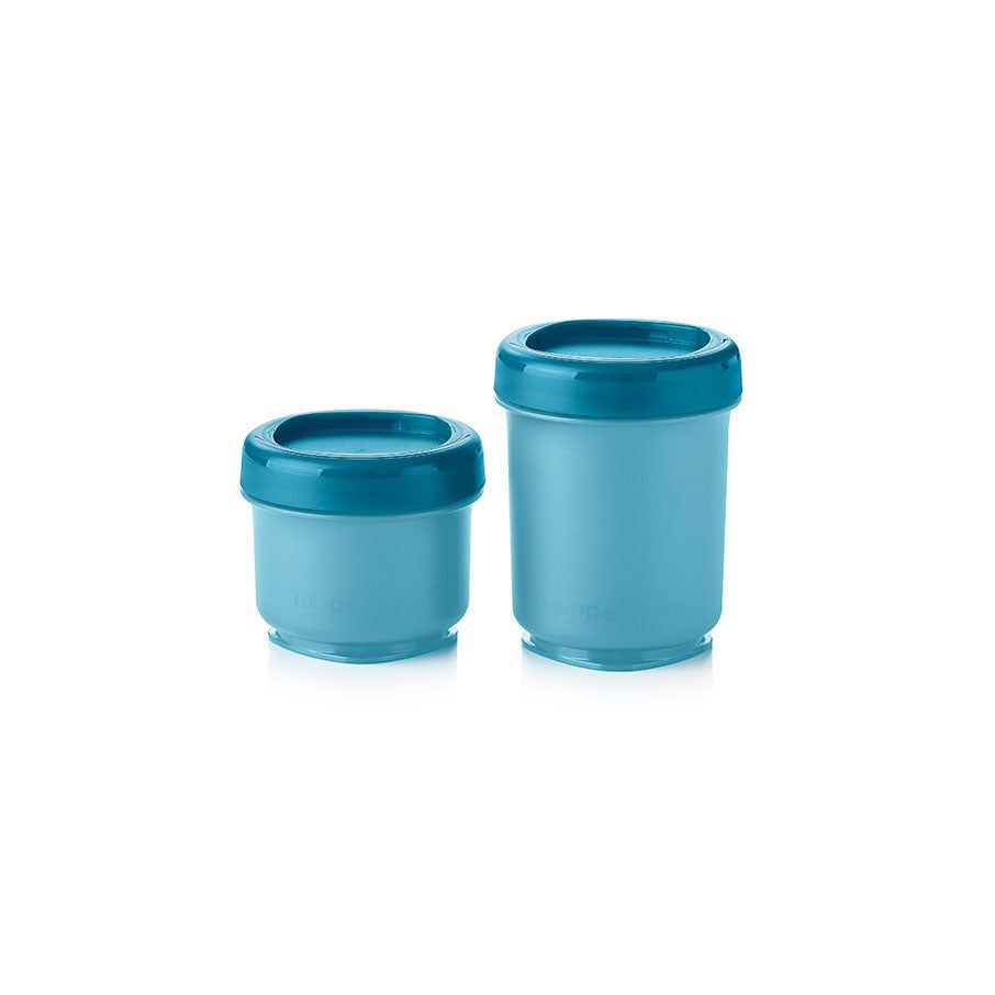 Lunch and Snacks Tupperware Twist N Stack Set Peacock | GDLWK-7381