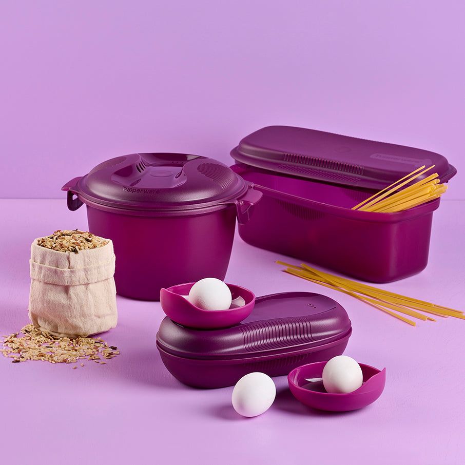 Microwave Cooking Tupperware Microwave Magic Set Purple Cabbage | HSQWO-3452