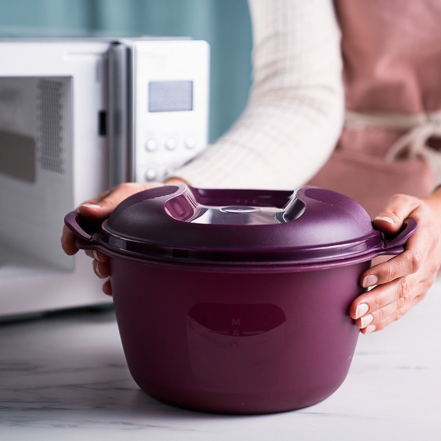 Microwave Cooking Tupperware Microwave Rice Maker Purple Cabbage | BMTEA-7159