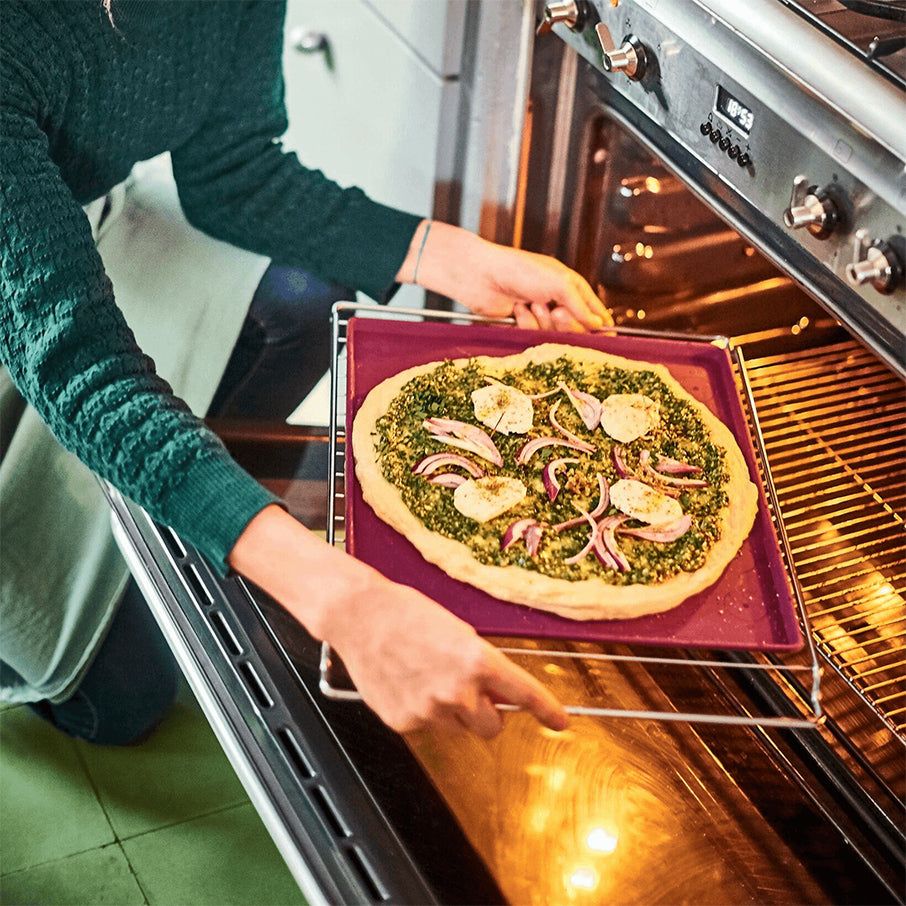 Oven and Stovetop Cooking Tupperware Silicone Baking Sheet With Rim Purple Cabbage | CFLBN-5128