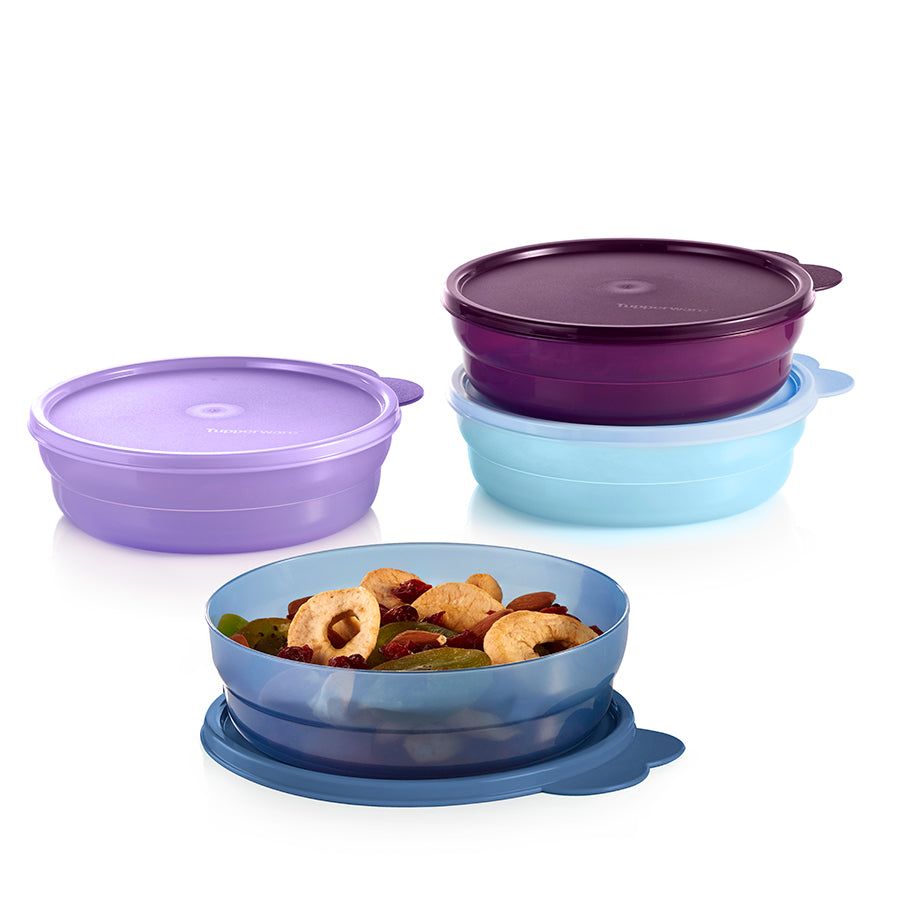 Plates and Bowls Tupperware Microwave Reheatable Cereal Bowls White | VMDGR-1543