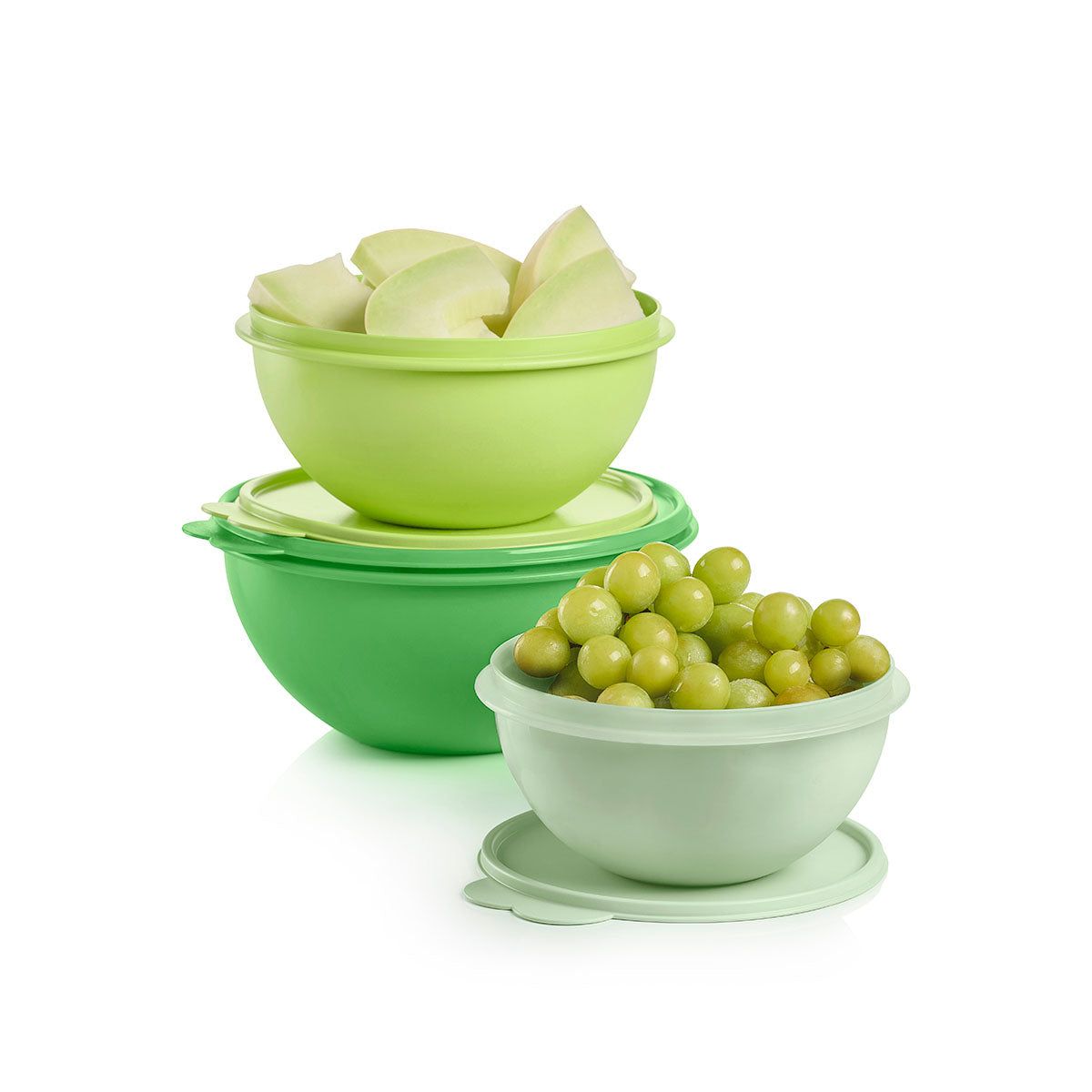 Refrigerator Storage Tupperware Wonderlier 3-pc Set Green | GDMWT-7481