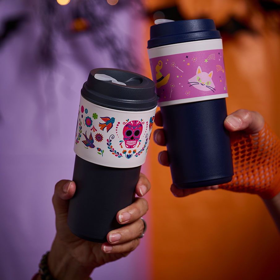 Thermal Drinkware Tupperware Dia De Los Muertos Eco To-go Cup Black | ICRJF-0594